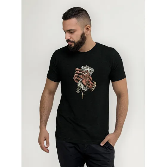 Camiseta Estampa Ostentação 100% Algodão Envios Rapidos