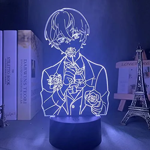 Anime Mystic Messenger Mensajero Mistica Lampara Cool 3d Luz