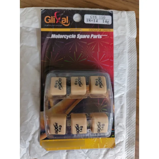Rulos Poligonales 14g Glixal De Carrera