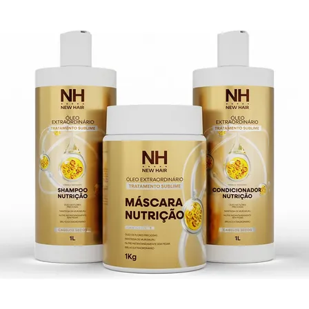 Kit Óleo Extraordinário Tratamento Sublime Profissional - Nh