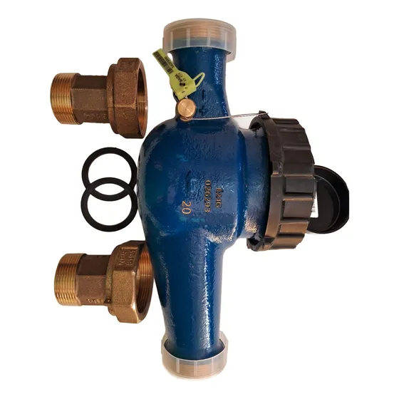 Hidrômetro Multijato 1 1/2pol. Dn40 X 20m3/h + Conexões.