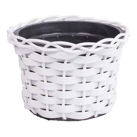 Kit Com 10 - Vaso Cachepot Fibra Sintética 15x14