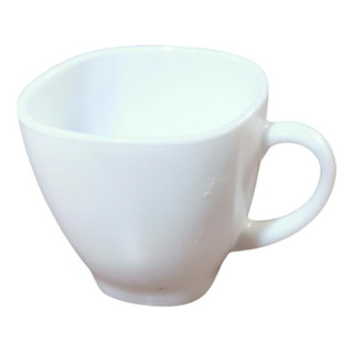 2 Tazas Expresso Té Cristal Templado Blanco Super Resistente 2 Tazas Expresso Té Cristal Templado Blanco Super Resistente