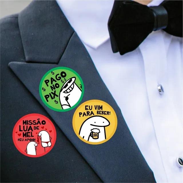 Adesivo Casamento Operação Lua De Mel Corte Gravata Flork Ps