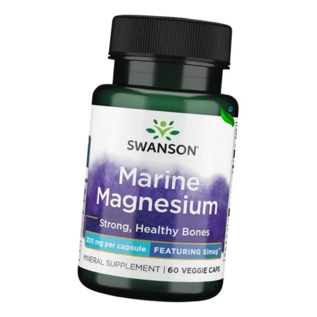 Magnesio Marino 200mg X 60 Cápsulas Vegetales