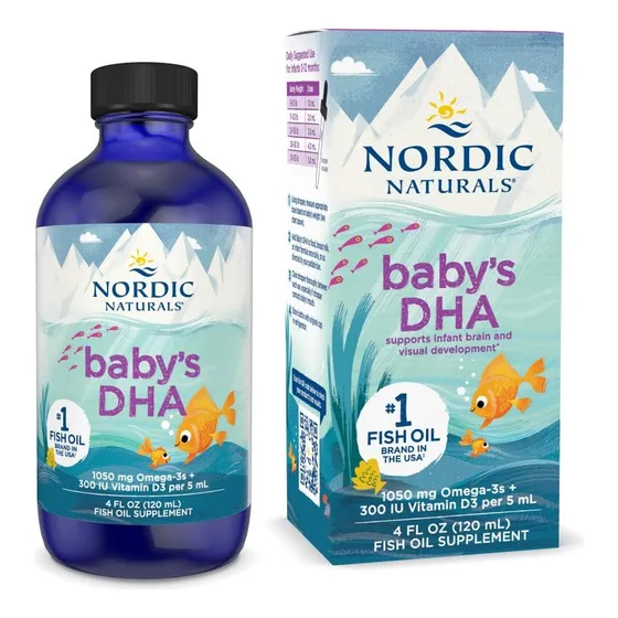 Suplemento Nordic Naturals Babys Dha 120 Ml De Vitamina Omeg