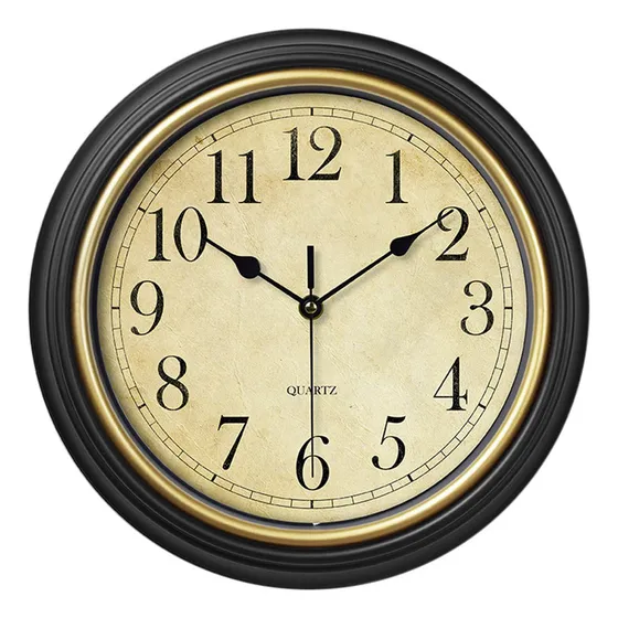Reloj De Pared Retro, Reloj De Pared 3d De Cuarzo Silencioso