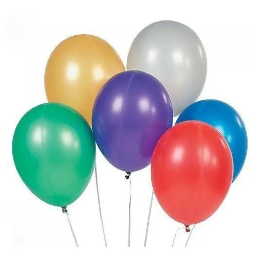 Globo Liso Colores R9 X 25 Cotillón Activarte Color Multicolor Radio 9