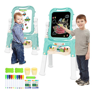 Caballete Para Niños De Doble Cara Ajustable Con Accesorios Caballete Para Niños De Doble Cara Ajustable Con Accesorios