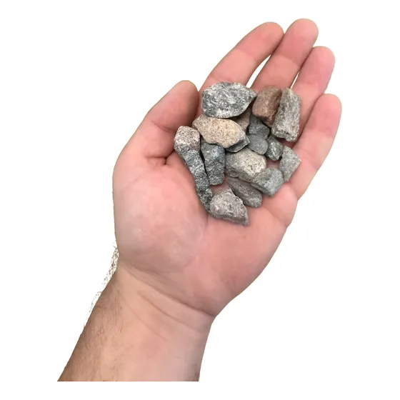 Piedra Partida Gris X 25 Kg Jardín Construcción Decoración