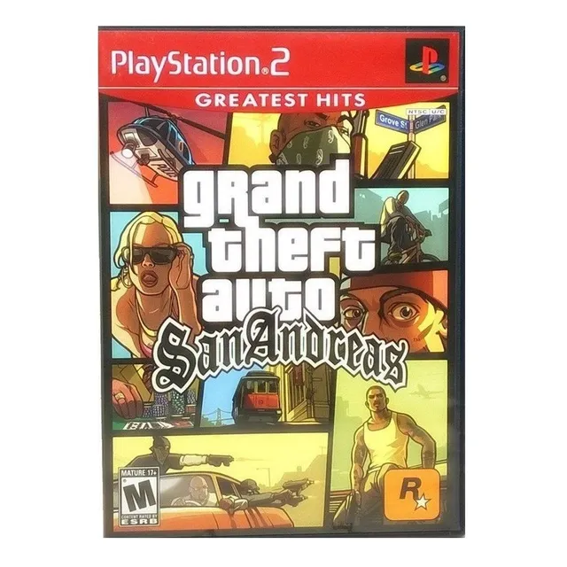 Grand Theft Auto: San Andreas Standard Edition PS2 Físico
