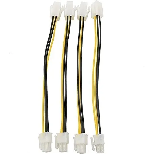 Cable Adaptador Longdex 4pzs 4 Pin Atx Macho A 4 Pin Hembra
