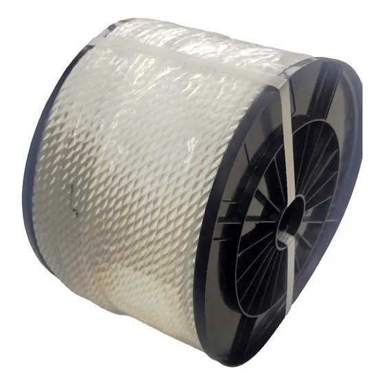 Cuerda De Nylon 10mm Rollo 150mt Color Blanco