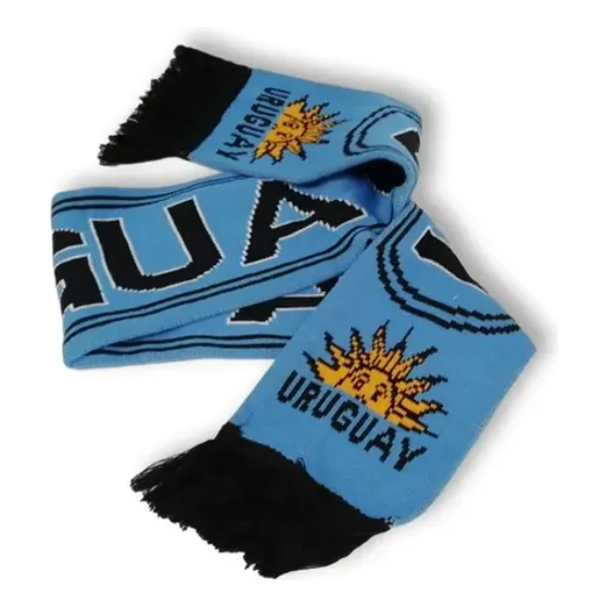 Bufanda Uruguay De 15 X 140cm Celeste Uruguay Único
