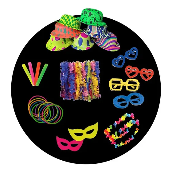 Combo Cotillon Fiesta Carioca Fluor 104 Art - Cienfuegos -