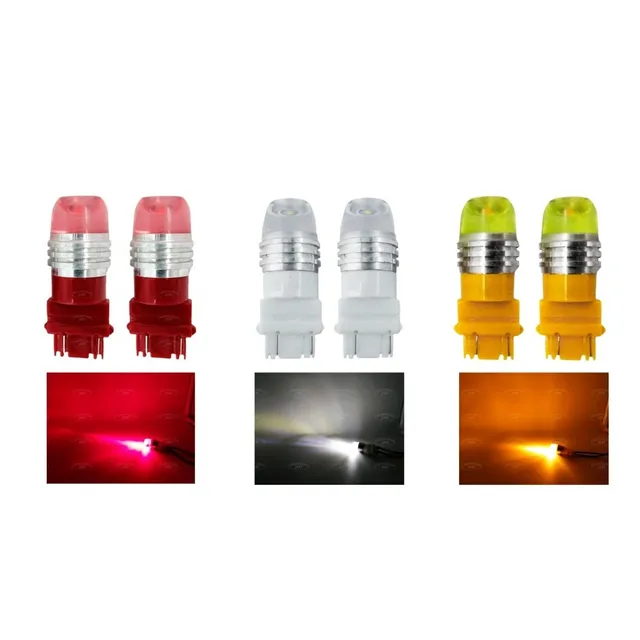 Par Focos Pellizco 3157 3 Led's Con Estrobo 1 Jgo
