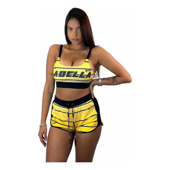 Conjunto Lbm Feminino Labella Mafia Top E Shorts Original