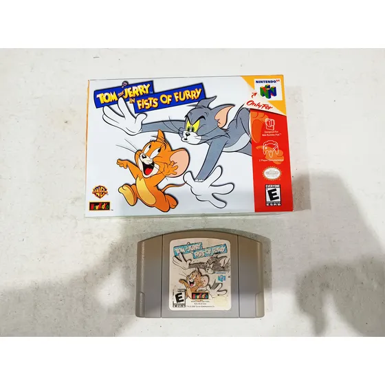 Tom And Jerry In Fists Of Furry Original Nintendo 64