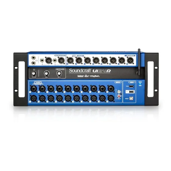 Mesa De Som Digital Ui24 Soundcraft 24 Canais Mixer Wireless