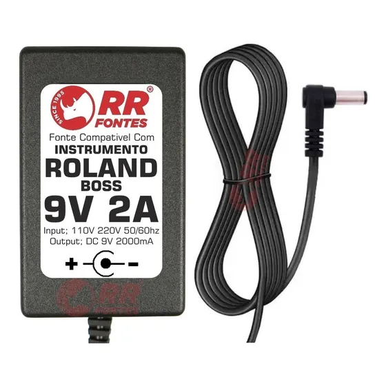 Fonte Pedal Boss 9v Me20 Me20b Me25 Me30 Me33 Me50 Me70 Me80