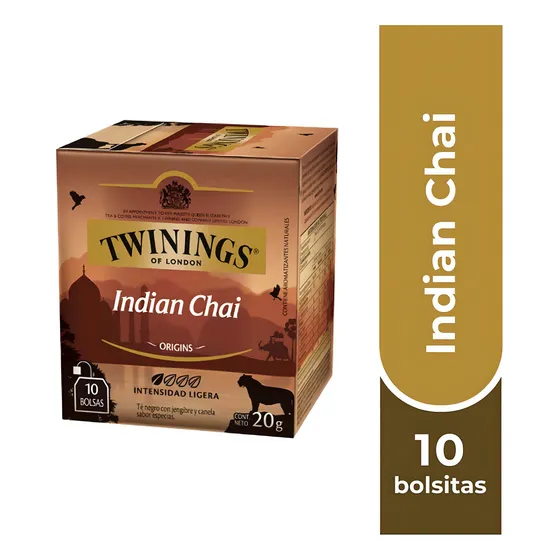 Twinings Té Indian Chai X 10 Bolsitas