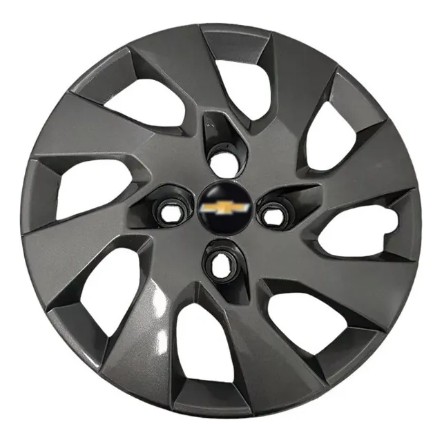 Jogo 4 Calotas Grafite Aro 15 Onix Corsa Celta Montana
