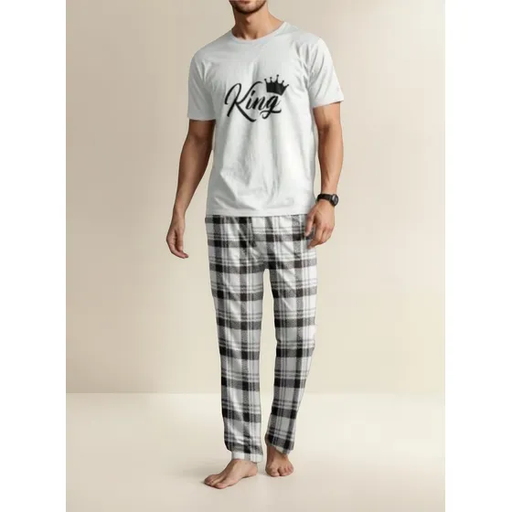 Pijama De Hombre Manga Larga King Own Uruguay