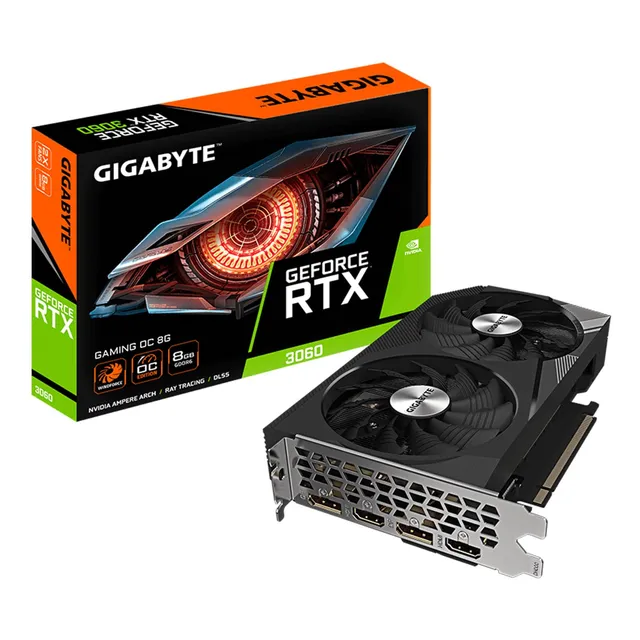 Tarjeta Gráfica Gigabyte Geforce Rtx 3060 Gaming Oc 8gb Gddr