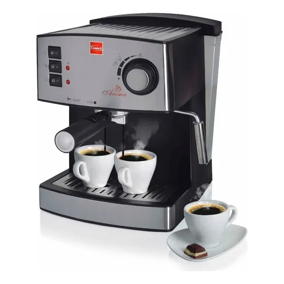 Cafetera Cuori Aroma CUO4090 automática negra y plateada expreso 220V