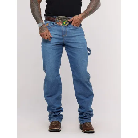 Calça Country Muladeiro Carpinteira Masculina Rodeio Texana
