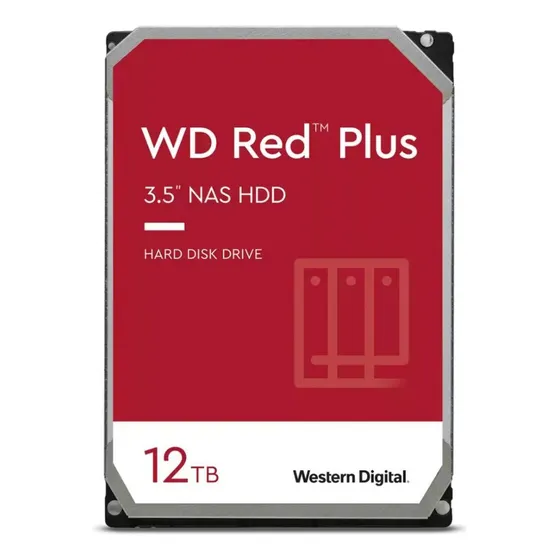 Western Digital 12tb Red Plus Nas Disco Duro Tranza