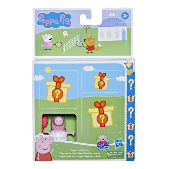 Set Muñeca Peppa Pig Adventures Sorpresa En El Tenis
