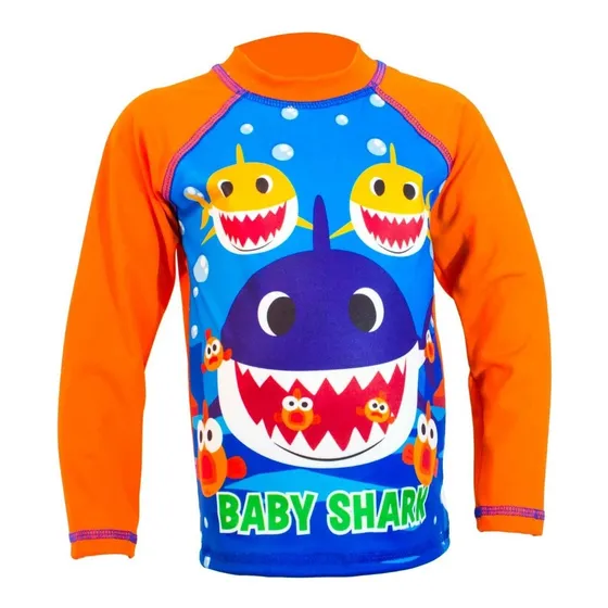 Franela Protección Uv Para Niños! - Baby Shark