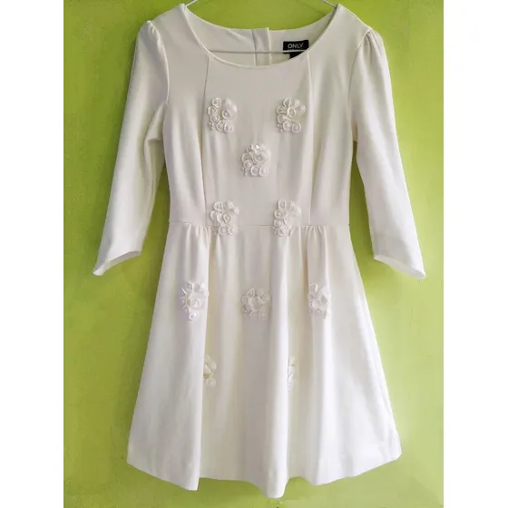 Vestido Only Love Crema Talla Xs Primera Comunión Como Nuevo