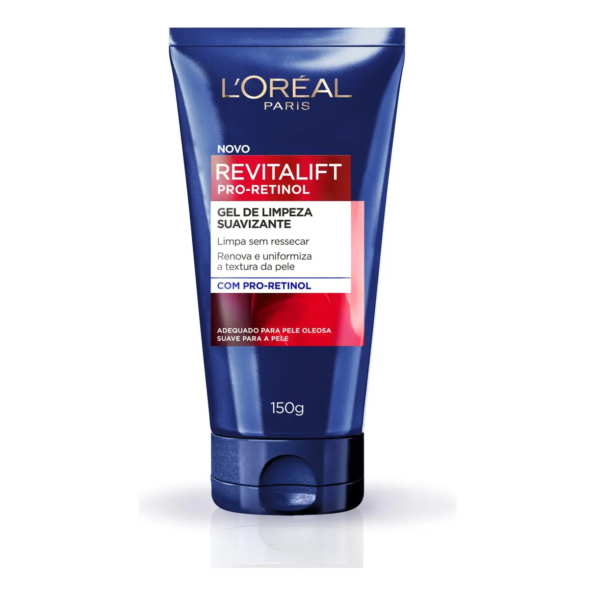 L'Oréal Paris Gel de Limpeza Facial Suavizante com Pro-Retinol Revitalift, 150g