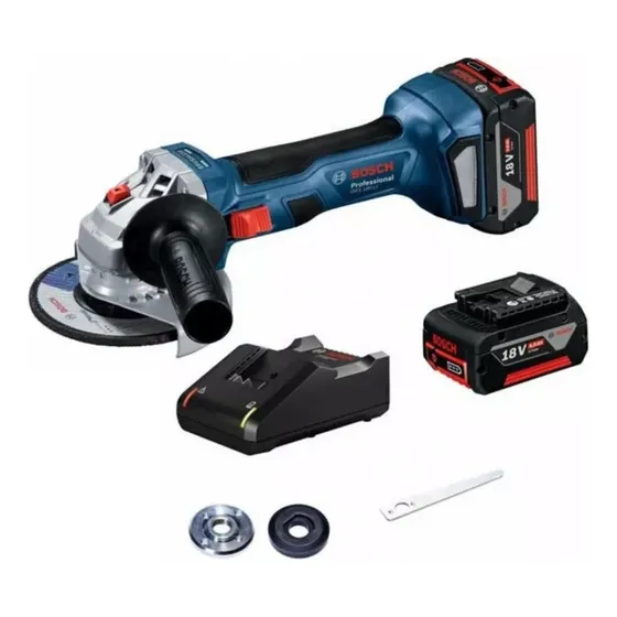 Esmeril Angular Bosch Gws 180 Li+cargador+2baterías4.0ah 18v