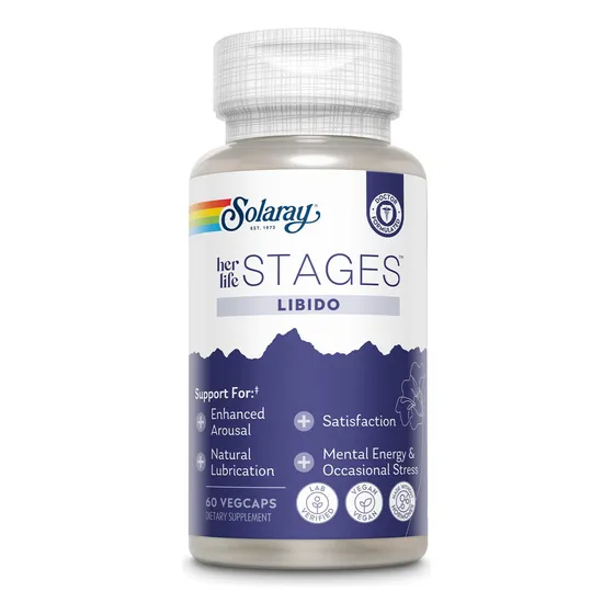 Suplemento Solaray Libido Her Life Stages 60 Vegcaps