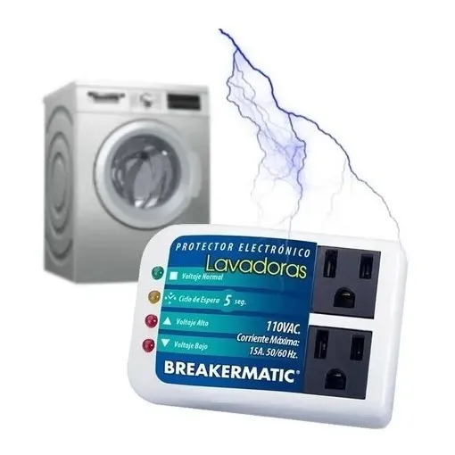 Protector De Voltaje Para Lavadoras Breakermatic