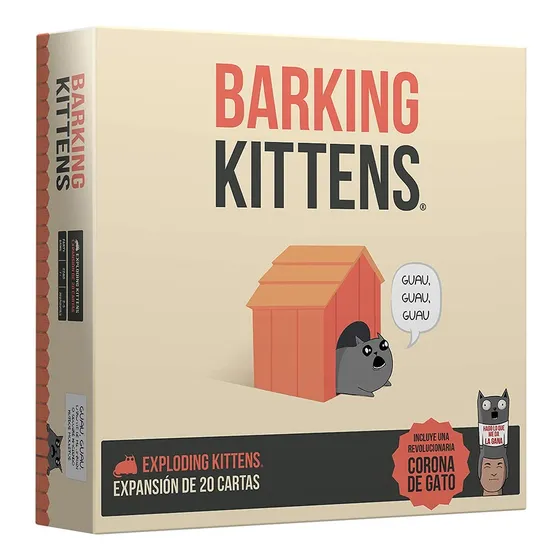 Exploding Kittens Barking Kittens Expansión - Juego De Mesa