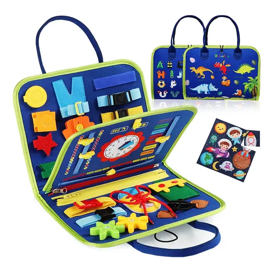 A Juguetes Sensoriales Montessori Board For Niños Educativos