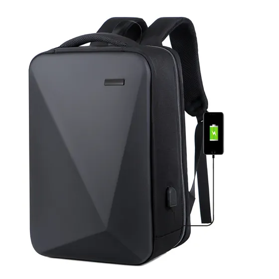 Mochila Masculina Executiva Antifurto Para Notebook 15.6 Polegadas Impermeável Rígida Viagem Avião Com Cadeado Trava Senha Bolsa Feminina Reforçada Anti Furto Antirroubo Usb Cor Preta Lebag