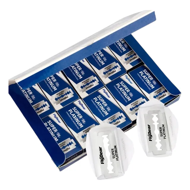 100 Cuchillas De Afeitar, Flydear, Acero Inox. Barbero.