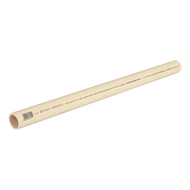 Tubo De 1-1/4in De Cpvc Hidráulico Rd 11 Foset 2pzs 1.5mt