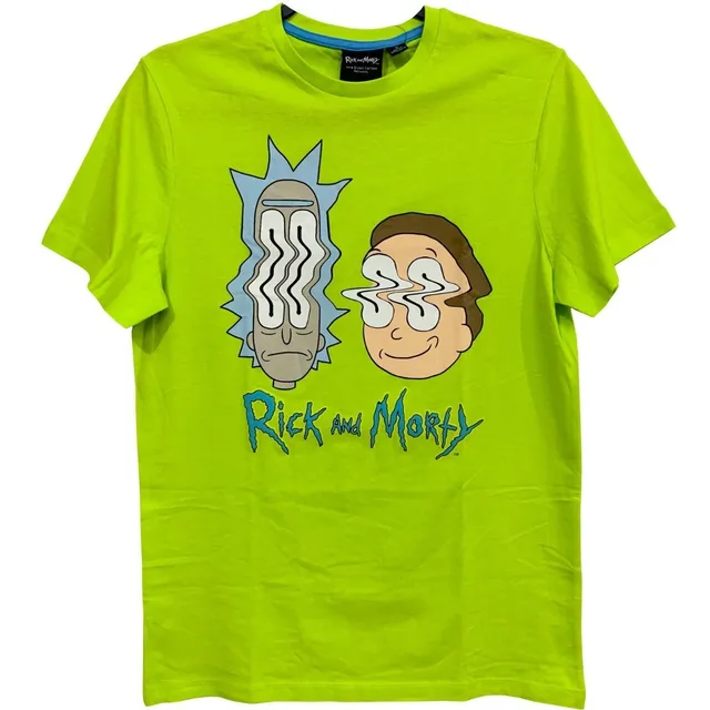 Franela Rick And Morty Unisex Importada Faces Applegreen