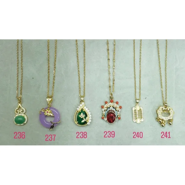 Cadenas Collares Dijes Chinos Jade Piedras Preciosas 