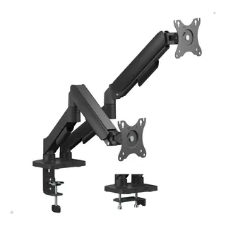 Suporte 2 Monitores Articulado Duplo Monitor Braço Resistente Forte Vertical Ou
