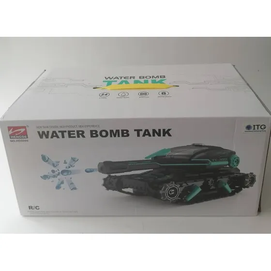 Tanque Rc Control Remoto Boligel Recargable Sensor Mano