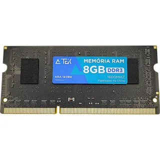 MemĂłria Ram 8gb Ddr3 1600mhz Aitek Para Upgrade De Notebook MemĂłria Ram 8gb Ddr3 1600mhz Aitek Para Upgrade De Notebook