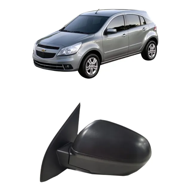 Espejo Exterior Lateral Chevrolet Agile Negro Electrico
