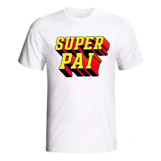 Camisa Personalizada Tematico Super Pai Papai Campeão
